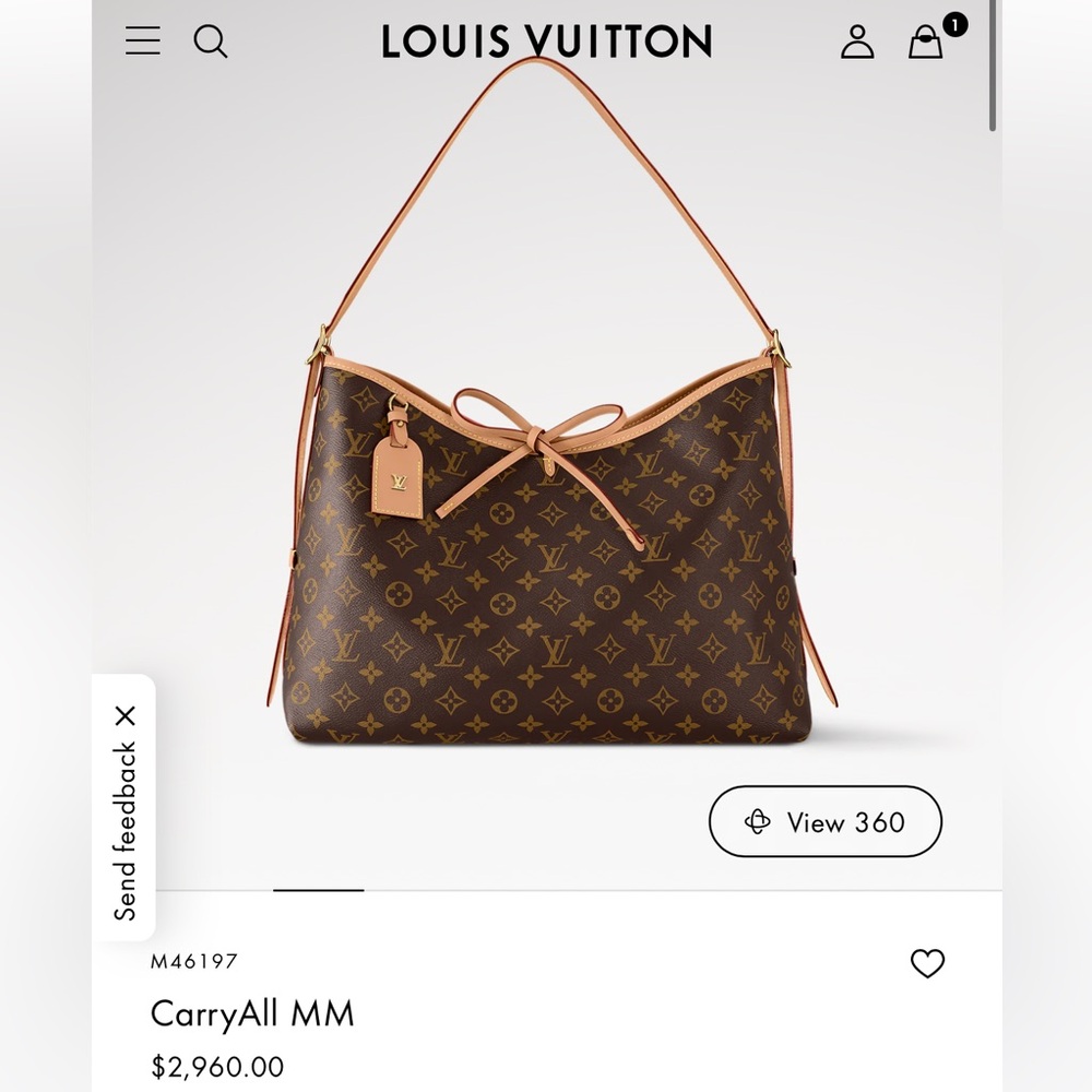 Louis Vuitton Brown Monogram Shoulder Bag